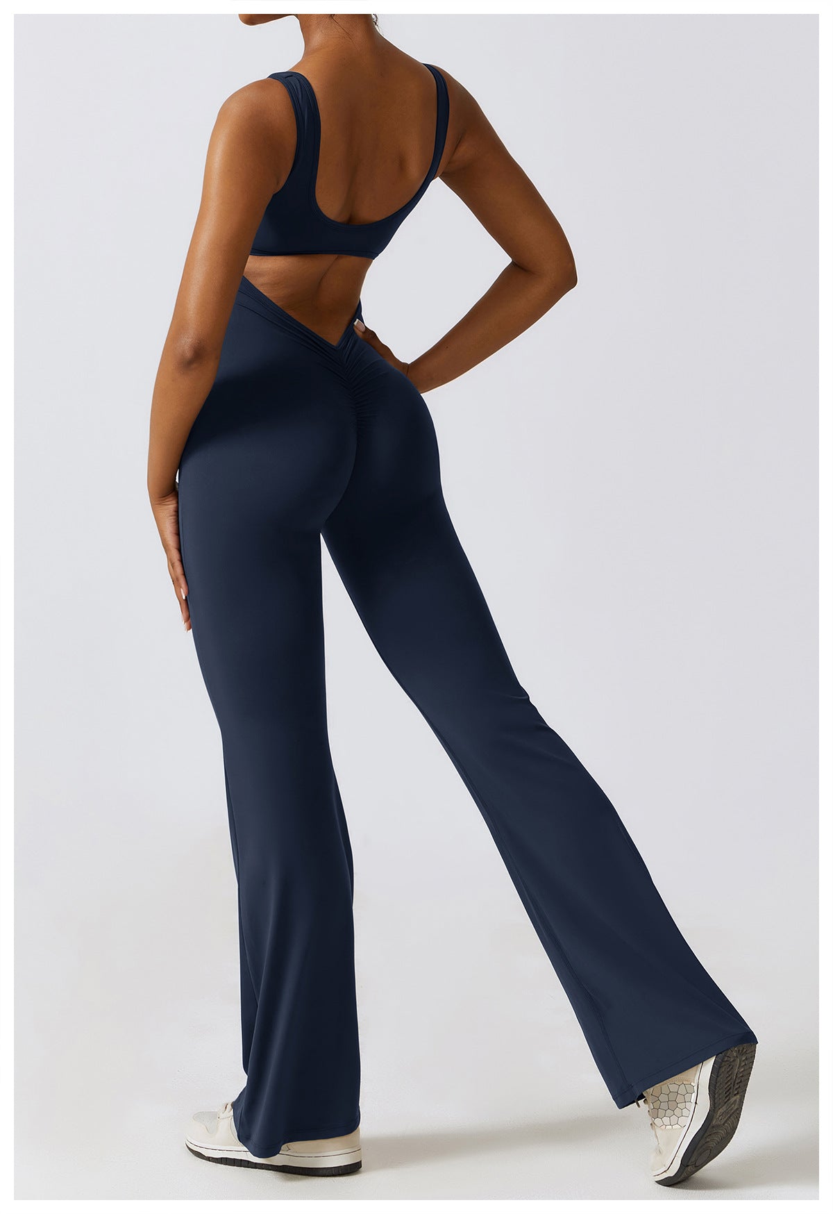MODEL-006 Blue Women's Activewear One-Piece Set