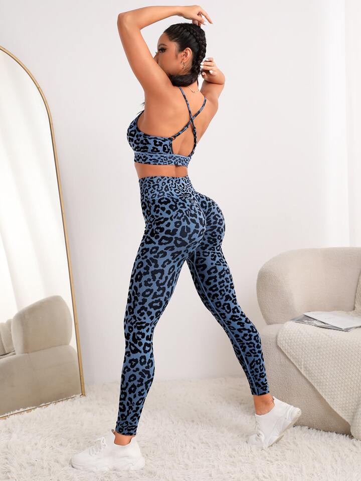 MODEL-003 Sexy Seamless High Waisted  Yoga Set