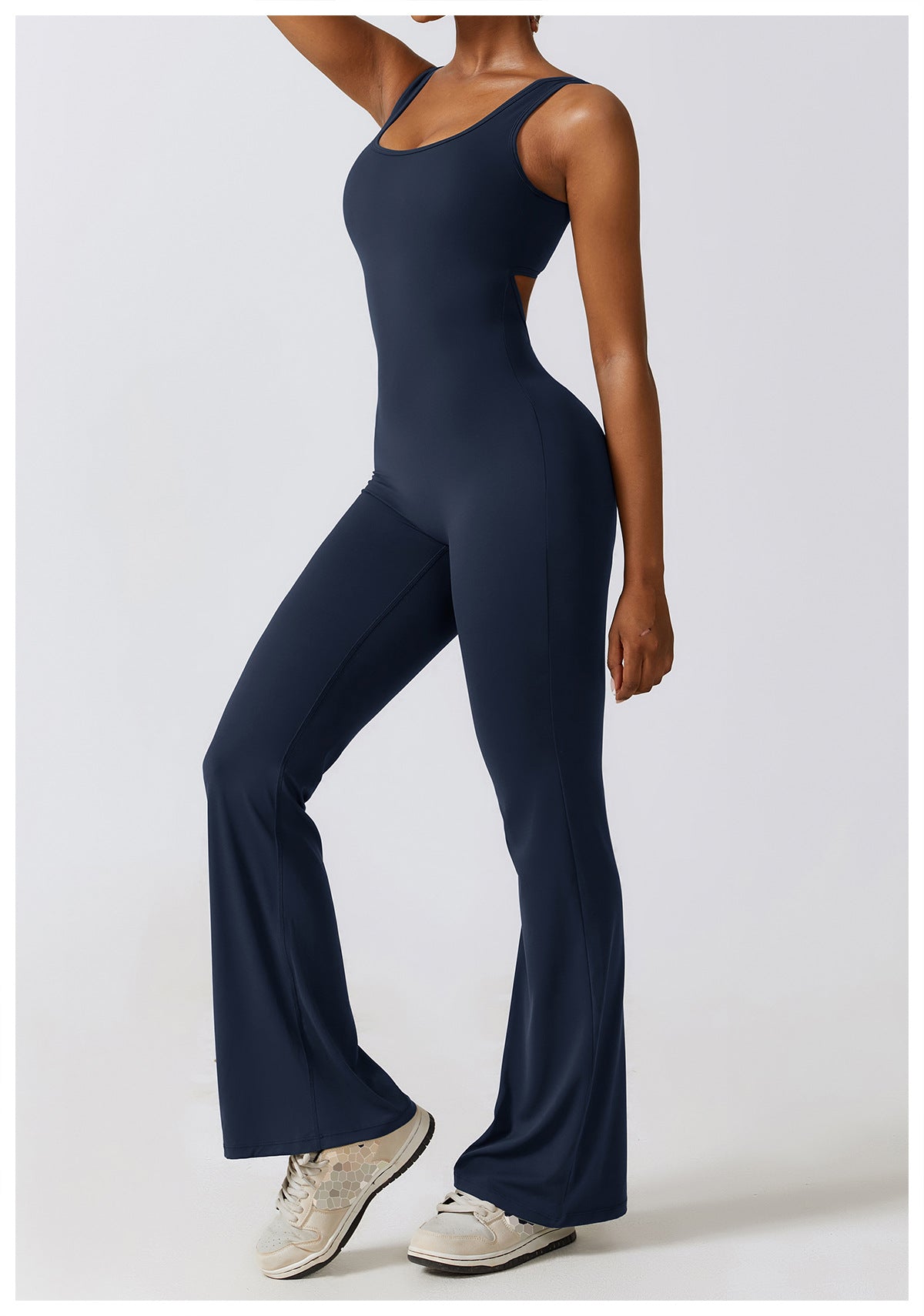 Blue Women's Activewear One-Piece Set