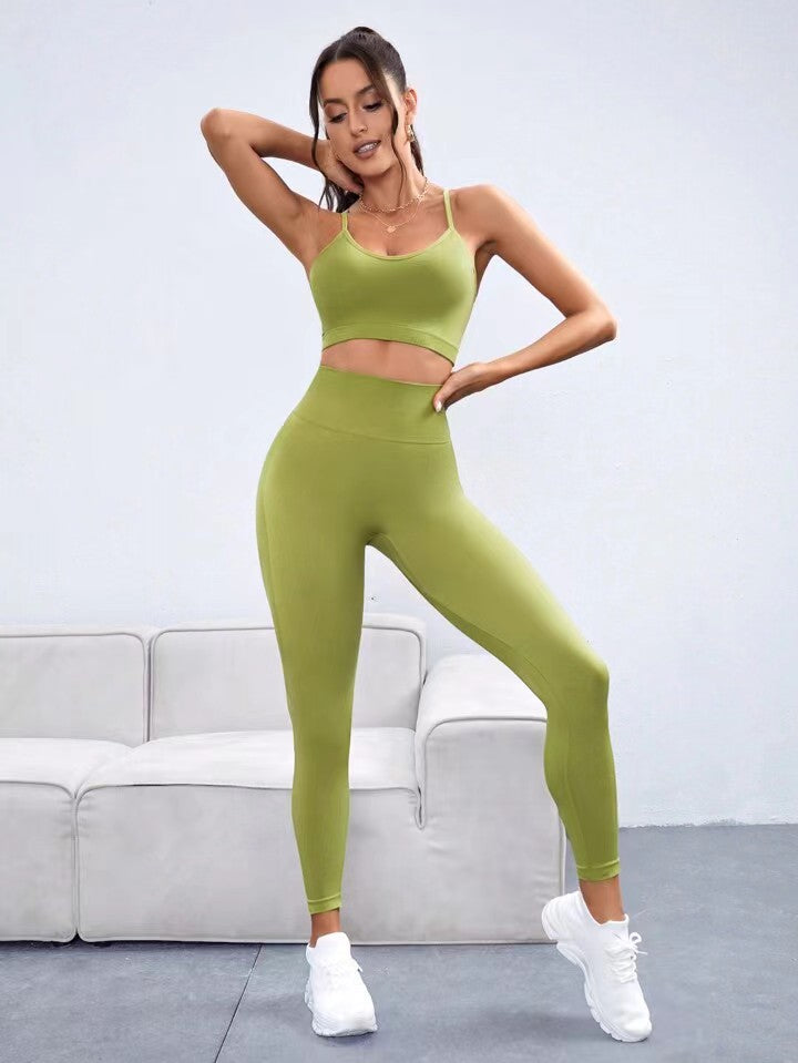 MODEL-011 Green Yoga Set
