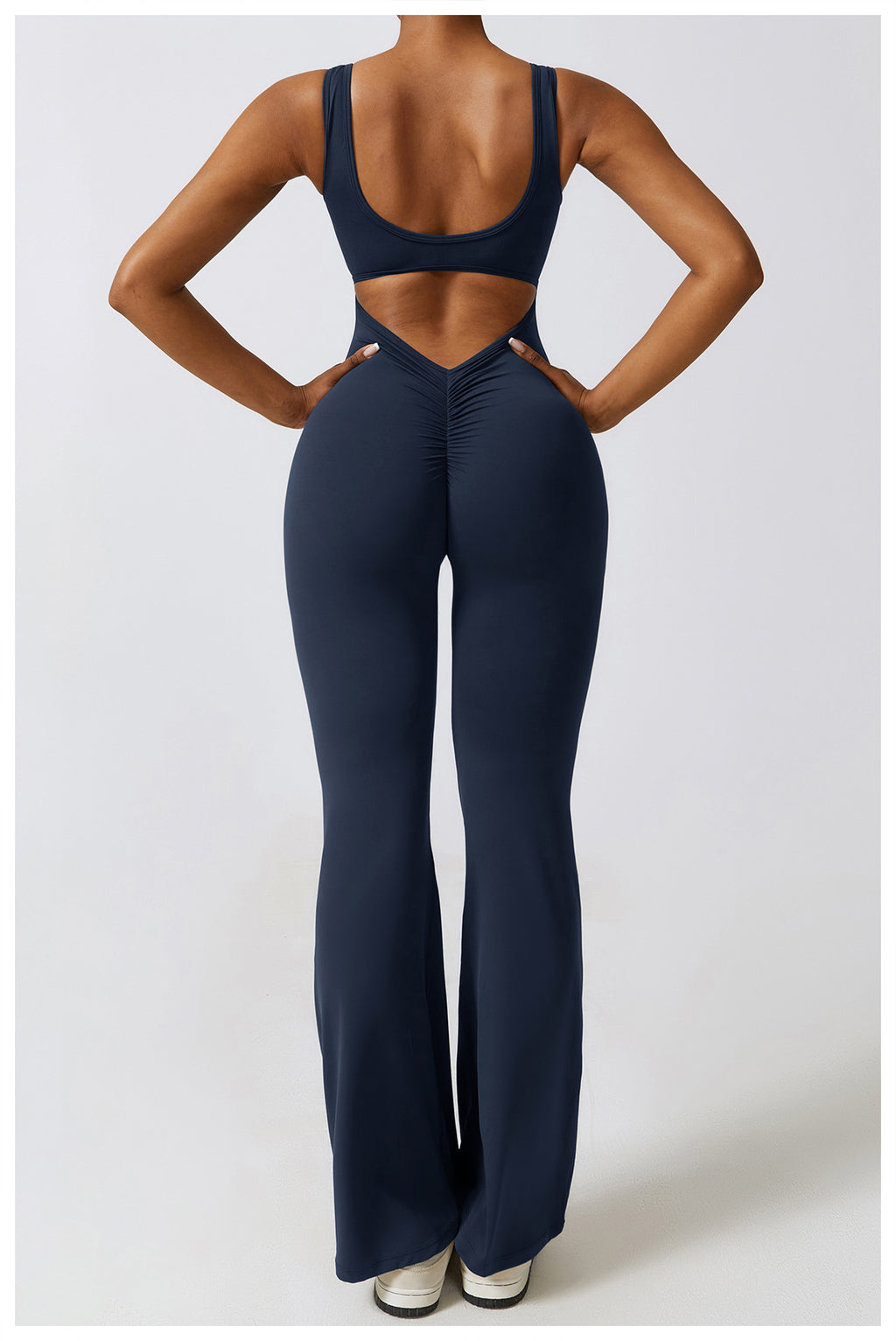 MODEL-006 Blue Women's Activewear One-Piece Set