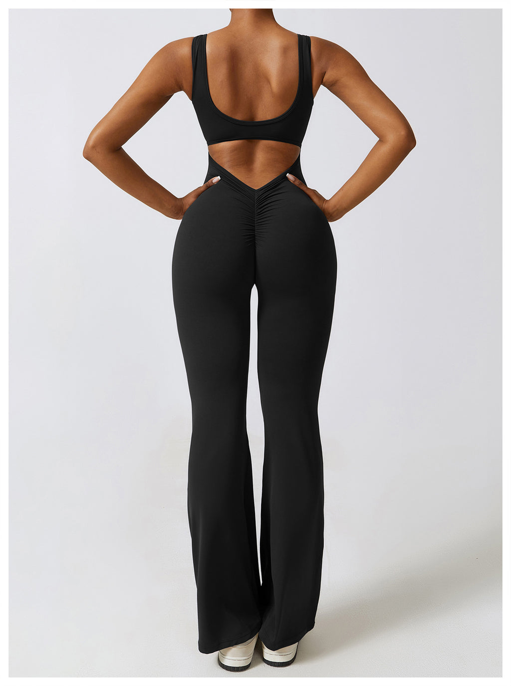 MODEL-006 Black One-Piece Activewear Set
