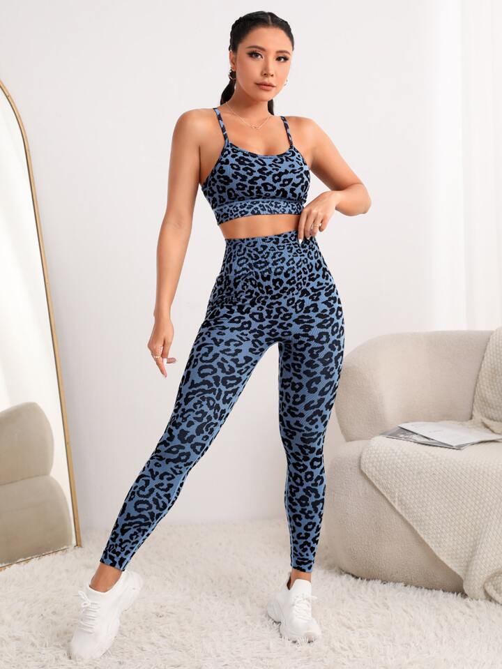 MODEL-003 Sexy Seamless High Waisted  Yoga Set